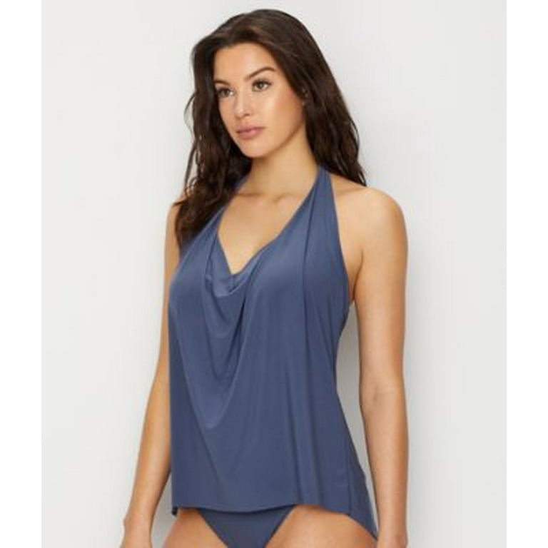 Solid Sophie Underwire Tankini Top DD-Cups Swimsuit 