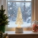 thumbnail image 4 of Adorno Navideño Giratorio de Cristal Iluminado para Árbol de Navidad. Decoraciones de Mesa de Cristal Giratorio., 4 of 6