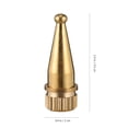 thumbnail image 4 of Miangastore 4Pcs Professional Speaker Copper Spikes Speaker Feet Shockproof Stand Base Stand, 4 of 8