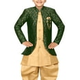 thumbnail image 4 of Ahhaaaa Kids Ethnic Indo Western Sherwani Kurta and Dhoti Pant Set for Boys, 4 of 5