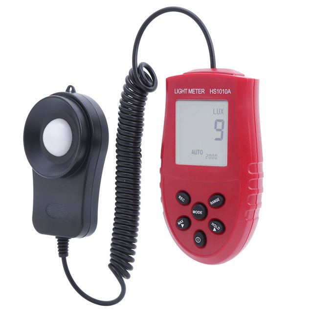 Medidor De Luz Digital, Fotómetro HS1010A, Luxómetro Digital De Rango Automático, Con Pantalla Digital Inteligente De Alta Precisión Para Escuelas, Hospitales ANGGREK Otros