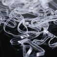 thumbnail image 3 of 1500PCS Clear Hair Elastics Soft Small Rubber Bands Elastic Hair Ties with Box, 3 of 10