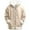 A-Beige745, variant on Women's Fuzzy Trim Zip Up Hoodie Oversized Fit Kangaroo Pocket Hooded Jacket Warm Cozy Casual Winter Outerwear Top
