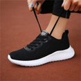 thumbnail image 6 of NOKIO Women'S Lace-Up Athletic Footwear Women'S Casual Athletic Shoes Women'S Stylish Gym Sneakers Fashion Summer And Autumn Women Sneakers Flying Woven Mesh Lace Up Solid Color Lightweight Casual, 6 of 9