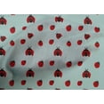 thumbnail image 4 of oneOone Cotton Poplin Light Blue Fabric Red Insect Sewing Craft Projects Fabric Prints By Yard 56 Inch Wide, 4 of 4