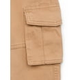 thumbnail image 3 of Wonder Nation Boys Twill Cargo Pants, Sizes 4-18, 3 of 3