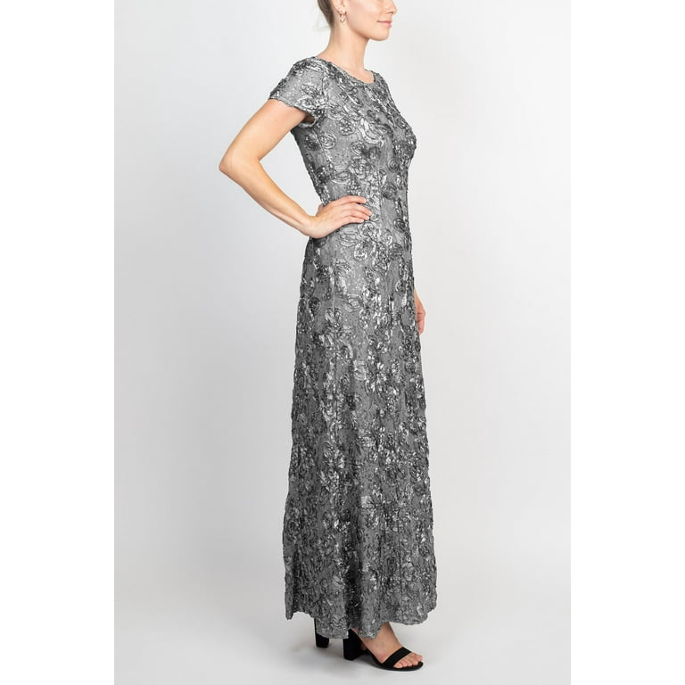 Alex evenings clearance embellished lace gown