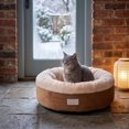 thumbnail image 6 of Pet Villa Cat Dog Bed Removable Cover Winter Warm Cozy Plush Nest for Cats Small Dogs Indoor Rest Sleeping Two Purpose Pet Supplies(M), 6 of 7
