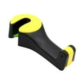 thumbnail image 2 of Gancho oculto para reposacabezas de coche 2 en 1, soporte para teléfono, clip de sujeción, organizador para Amarillo negro, 2 of 9