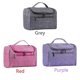 thumbnail image 3 of Cosmetic Bag Wash Toilet Bag PURPLE, Travel Organizer, Makeup Storage, 3 of 5