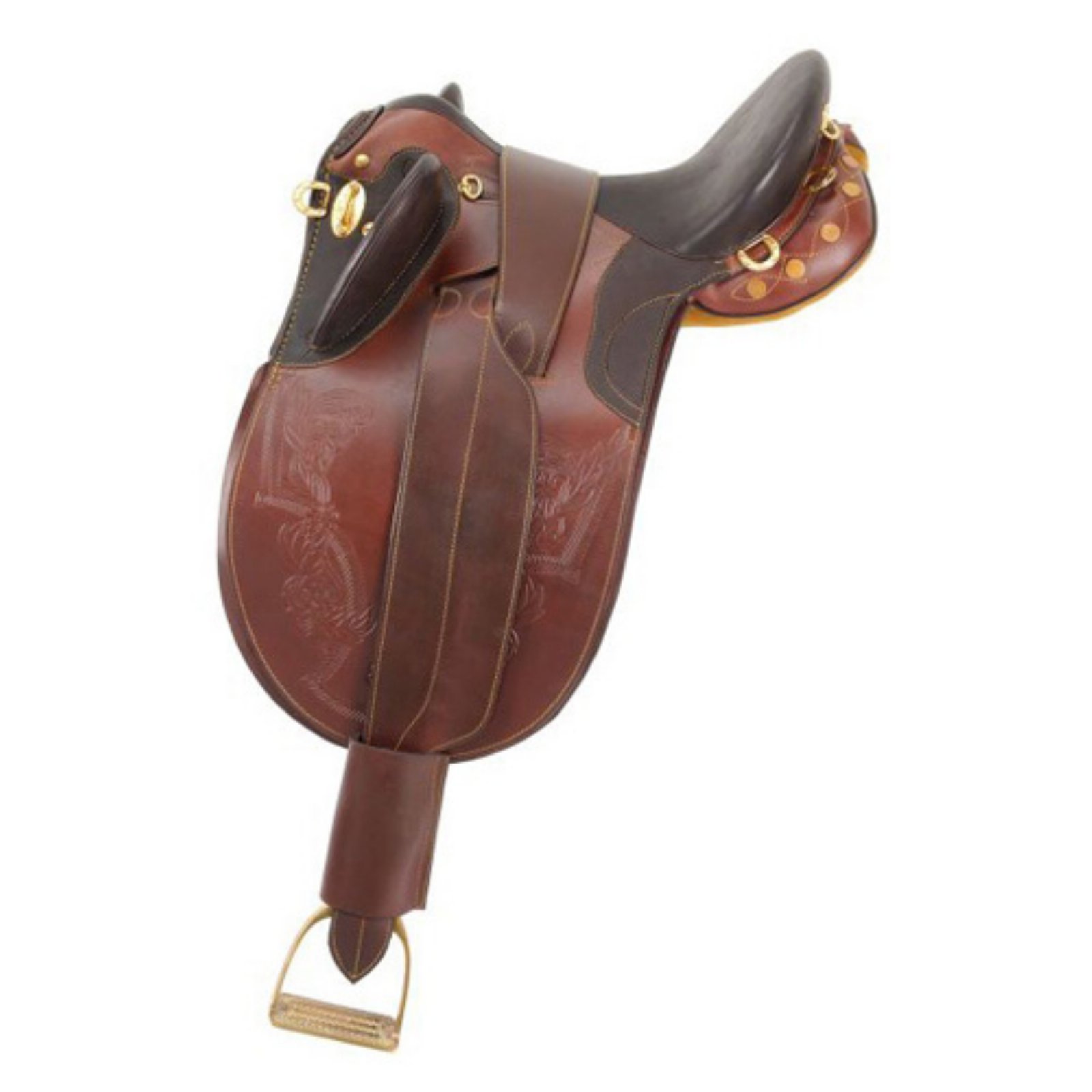 Australian Outrider Collection Stock Poly Saddle without Horn