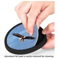 thumbnail image 3 of Silicone Non-Slip Drink Coasters with Removable Printed Absorbent Felt Pad - Set of 4 - Soaring Eagle, 3 of 3