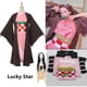 thumbnail image 2 of Disfraz de Cosplay de Anime Demon Slayer, Kimetsu No Yaiba, Nezuko Kamado, peluca de tubo de bambú, uniforme de Kimono, ropa de Halloween para mujeres y niños, 2 of 4