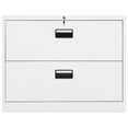 thumbnail image 4 of vidaXL Filing Cabinet Under Desk Office File Cabinet Storage Cabinet Steel, 4 of 48