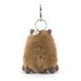 thumbnail image 4 of Jellycat Clyde Capybara Bag Charm, Brown Plush Capybara Keychain for Bags & Backpacks, 4 of 4