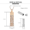 thumbnail image 2 of Cylinder Small Urn Cremation Jewelry for Ashes Holder Urn Necklace Lockets for Human Pet Ashes of Loved One Pendent for Ashes and Chain, 2 of 6
