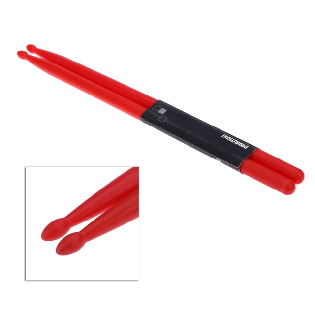 Paire de Bâtons de Tambour 5A en Nylon pour Ensemble de Tambour Léger Professionnel