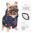 thumbnail image 3 of Fotbe Fire Truck 1 Sudadera con Estampado para Perros Pequeños – Suéter con Capucha para Mascotas, Tela Suave de Forro Polar con Bolsillo-Medium, 3 of 7