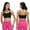 Black, variant on Women Strap Sport Bras, Padded Fitness Tank Tops with Removable Pads Flat Straps for Gym Workout Yoga