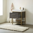 thumbnail image 3 of Miseno Mv701224g-Nm Palma 24" Free Standing Single Basin Vanity Set - Suleiman Oak, 3 of 5