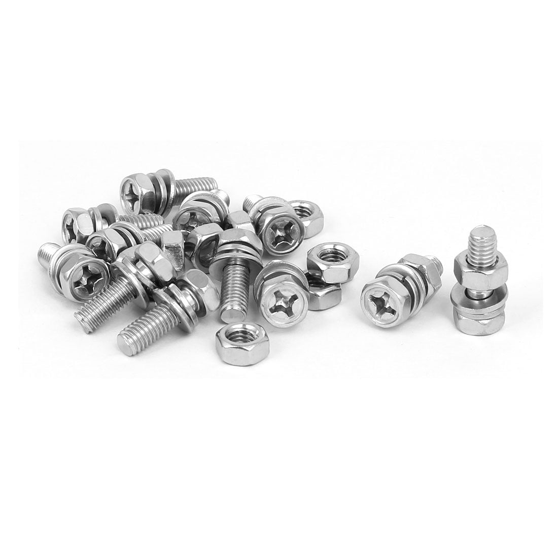 5.5mm A2 STAINLESS HEX TEK SELF CUTTING DRILLING TAPPING SCREWS & WASHERS 