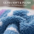 thumbnail image 4 of Colorfut Women's 3-Pairs Cozy Microfiber Anti-Skid Soft Colorful Patterned Fuzzy Crew Socks Slipper (with non-slip silicone grippers) FZ46-6, 4 of 6