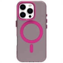 ELEHOLD Case for iPhone 15 Plus Magnetic Shockproof Case Slim Matte Transparent Rugged Cover, Skin Friendy Feel, Compatibel with MagSafe, Rose
