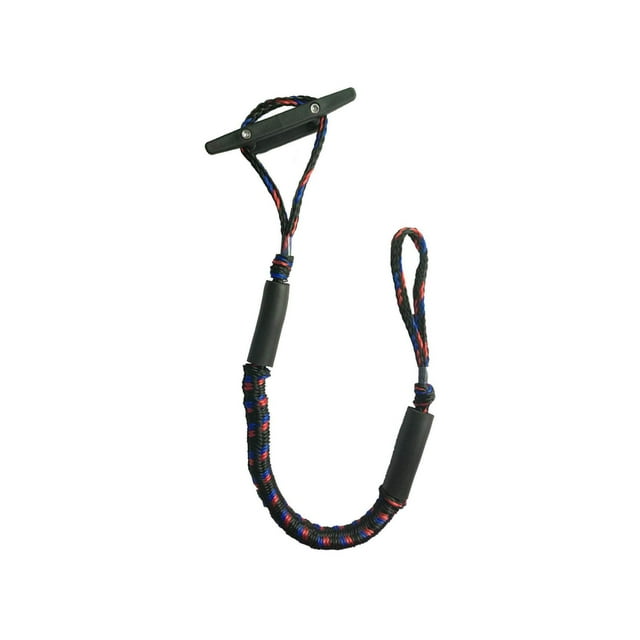 Elastic Boat Bungee Dock Line Docking Rope Boat Docking Ropes Strong Boat Dock Line Stretches to 5.5ft Red Black Blue