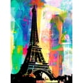 thumbnail image 4 of Stephen Chambers 25x32 Black Modern Wood Framed Wall Art Titled - Eiffel 1, 4 of 6