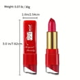 thumbnail image 4 of Lápiz labial hidratante cremoso de 12 colores, lápiz labial de larga duración, torre inclinada, maquillaje para mujeres y colegialas, maquillaje de labios para principiantes, 4 of 5