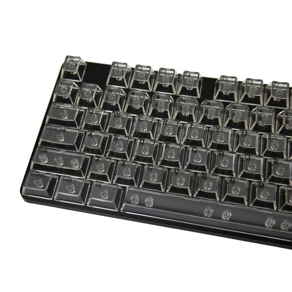 Flashquark Crystalis Polycarbonate Keycaps - Ice Clear