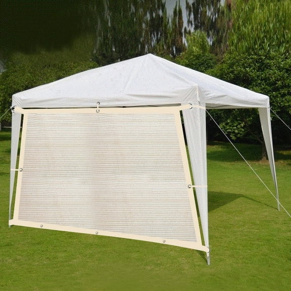 Shatex Patio Awning Breathable Shade Cloth 12x12ft Beige