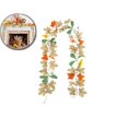 thumbnail image 1 of Dvruxg 78.7 Inch Maple Leaf Rattan – Artificial Autumn Decor for Home & Party – Durable Plastic Fall Leaves Garland for Indoor & Outdoor Use, 1 of 5