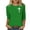 A-Green, variant on 3/4 Length Sleeve Womens Tops Fashion Cross Inspirational Religious Christian T-Shirt Funny Print Tees Shirt Oversized Crewneck Tunic Blouse B-Gray M