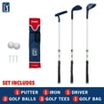 thumbnail image 2 of Franklin Sports PGA Tour Kids Plastic Golf Set - Adjustable Youth Clubs - Red/Blue, 2 of 12