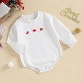 thumbnail image 3 of Okbabeha Chirstmas Baby Girl Boy Clothes Outfits 0 3 6 9 12 18 24Months Newborn Long Sleeve Bubble Romper Sweatshirt Onesie, 3 of 7