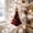 Wine, variant on Fmbmuo Christmas Decor Plastic Tree Ornaments Festive Hanging Decorations Waterproof Xmas Pendant Ornaments,Red