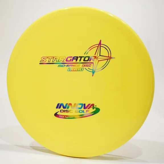 Innova Star Gator Disc Golf Midrange Disc, Pick Color/Weight [Stamp & Exact Color May Vary] Yellow 173-175 grams