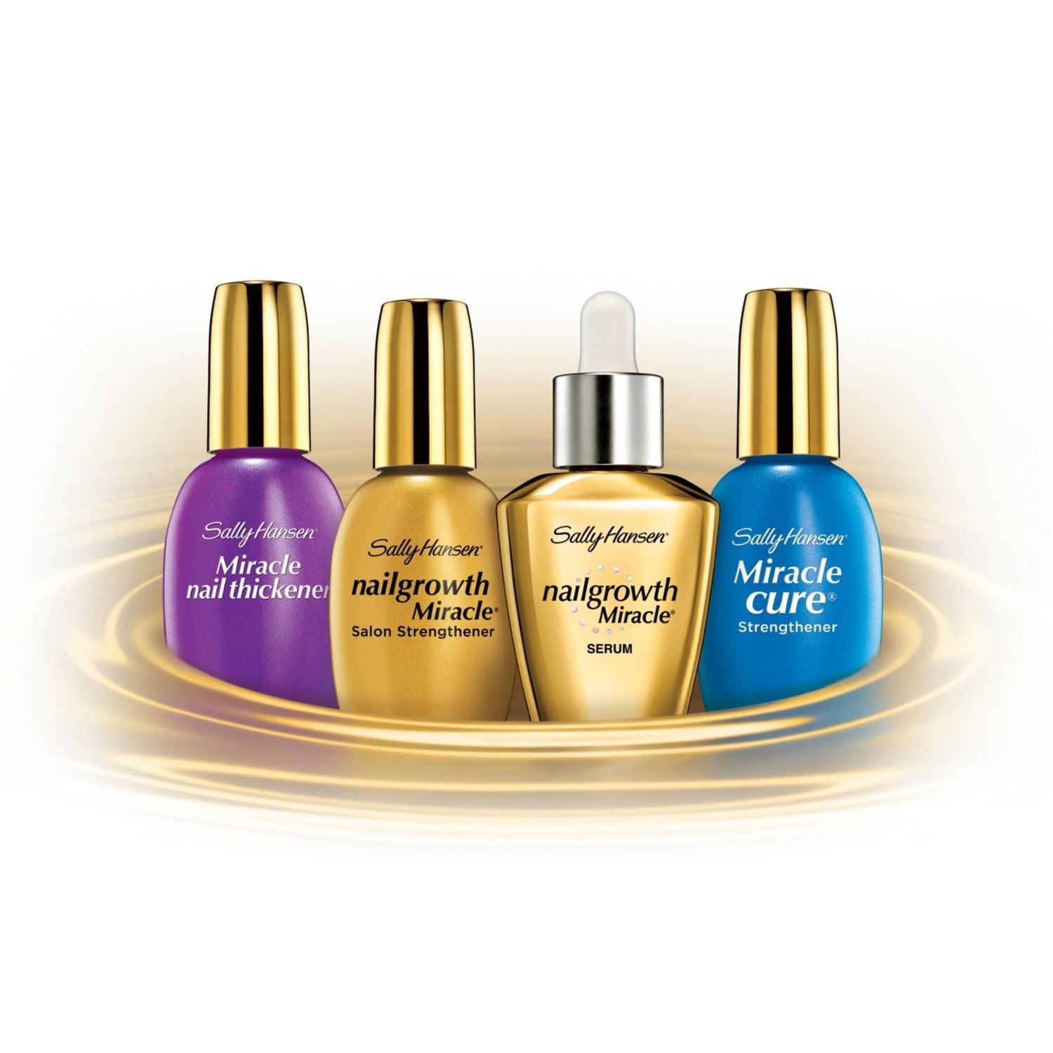 Sally Hansen Fortifiant Miracle Cure®, complexe micro-minéral aide à fortifier les ongles, remplit les stries pour arrêter la desquamation