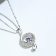 thumbnail image 5 of Teissuly Luxury Glitter Smart Music Note Necklace Necklace Valentine's Day Gift, 5 of 6