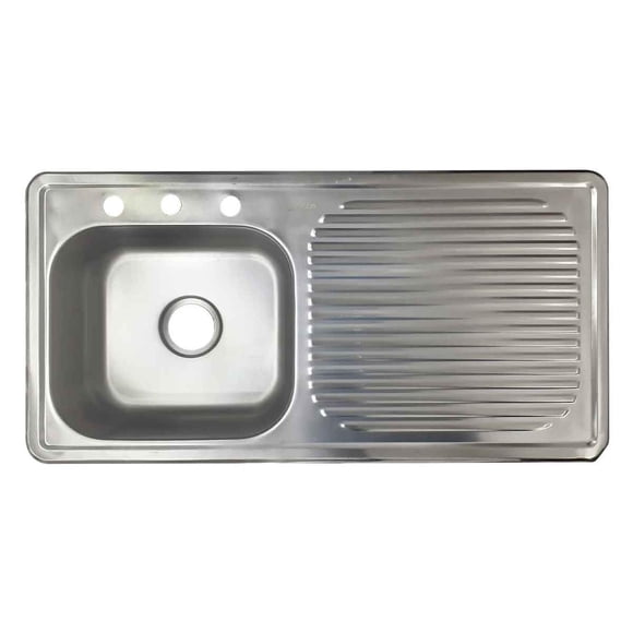 Tarja Empotrar Acero Inoxidable CNX TSED10050 Escurridor Derecho 100 X 50 CM