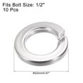 thumbnail image 2 of Unique Bargains 1/2-Inch 304 Stainless Steel Split Spring Lock Washer 10 Pack, 2 of 4