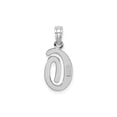 thumbnail image 4 of 10k White Gold Script Initial G Pendant for Women, Polished Alphabet Charm Necklace with Sleek Design, Dainty Personalized Jewelry for Everyday Wear or Special Occasions, 4 of 6