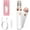 Pink, variant on PluxyEpil Pro 3.0 Facial Epilator for Women, 2-in-1 Painless Hair Remover for Upper Lip, Chin, Eyebrows & Arms, Waterproof Rechargeable