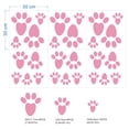 thumbnail image 2 of FOMIYES 24Ud Calcomanías De Patas De Para Suelos Y En Rosa Para Eventos, 2 of 8