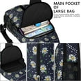 thumbnail image 2 of Vintage Floral Sling Backpack with Botanical Print, Multiple Compartments, Adjustable Strap, Lightweight Durable Crossbody Daypack for Travel, Daily Commuting, Garden Style, 2 of 6
