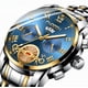 thumbnail image 5 of Reloj de moda para hombre, reloj de tourbillon, reloj de cuarzo para hombre, correa de acero, reloj multifuncional no mecánico para hombre, 5 of 6