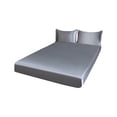 thumbnail image 2 of Queen Size Satin Sheets Set 4 Piece Bed Sheets For Hot Sleepers Deep Pocket Bedding Set For Mattress Up To 16 Inch Brushed Microfiber Bed Sheets L, 2 of 6