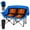Blue, variant on Oversized Heated Camping Chair, Patio Lounge Chairs With 3 Heat Levels, Portable Folding Heated Chair Round Moon Saucer Folding Lawn Chair Outdoor Chair For Camping, Lounge Patio