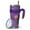 Purple Halloween Pumpkins, variant on 40oz Tumbler,Purple Halloween Pattern Insulated Tumblers with Removable Handle,Stainless Steel Double Vacuum Coffee Tumbler Cup with Straw for Home,Office,Travel,Party